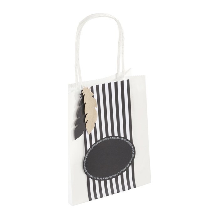 folia Papier-Tragetaschen M braun 18,0 x 21,0 cm, 20 St.