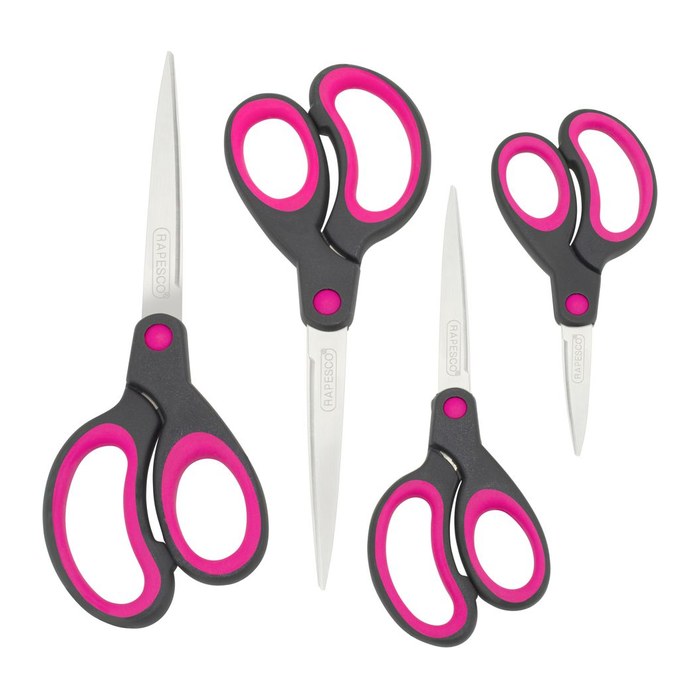 RAPESCO® Scheren-Set Soft Grip, 4 St.