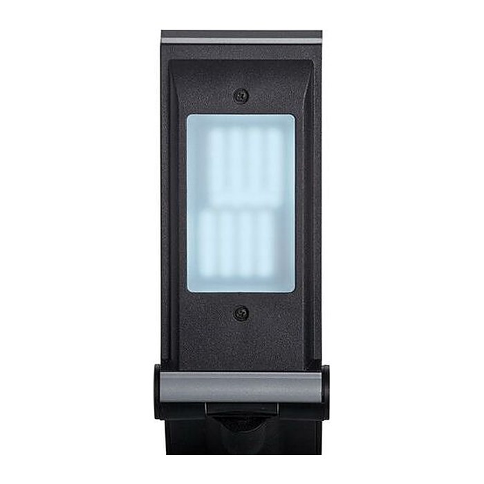 MAUL MAULoptimus colour vario LED Schreibtischlampe silber 10 W mit Tischklemme
