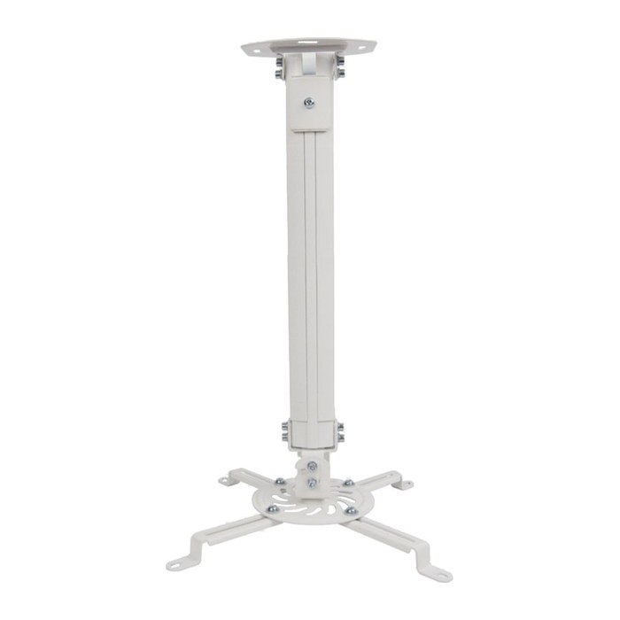 Techly Deckenhalterung f. Beamer, ausziehbar, 54-90cm,silber