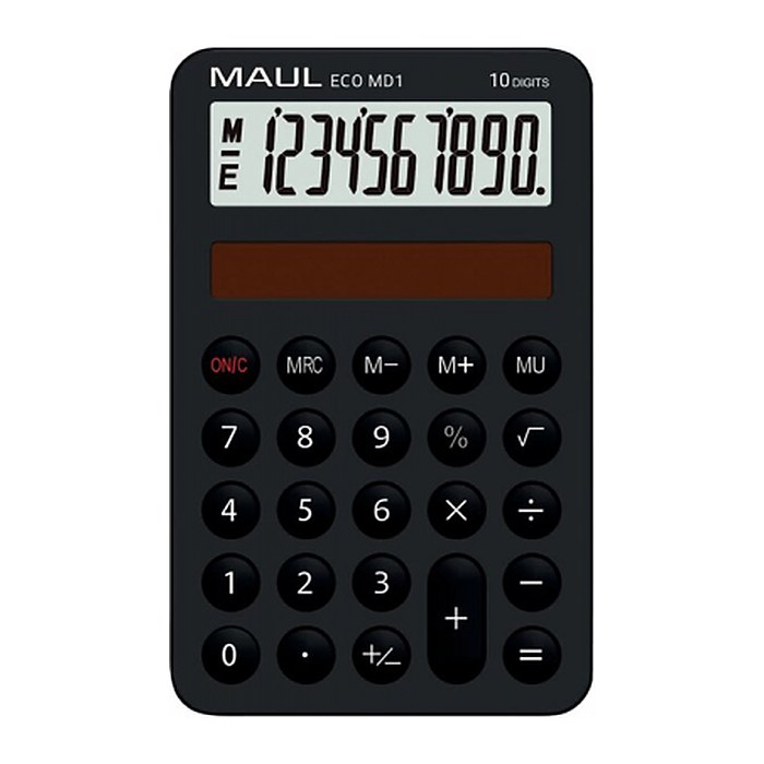 MAUL ECO MD 1 Taschenrechner schwarz