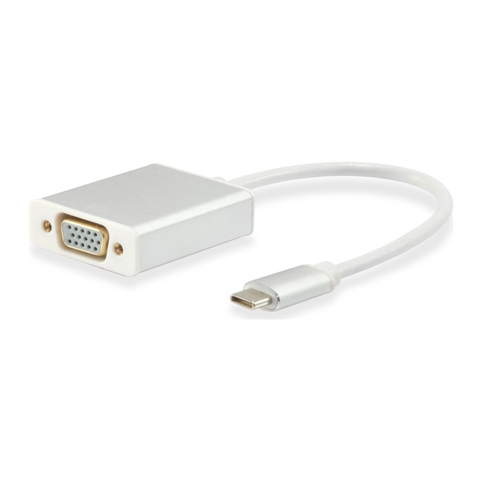 Equip Adapter USB-C->VGA HD15 1920x1080/ 60Hz 0.15m PVC