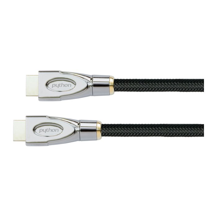 Python HDMI« 2.1 Kabel 8K UHD-2 Nylongeflecht schwarz 1,5m
