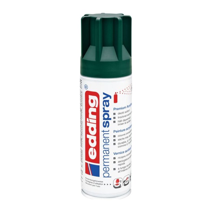 edding 5200 Acrylspray Sprühfarbe moosgrün matt, 1 St.
