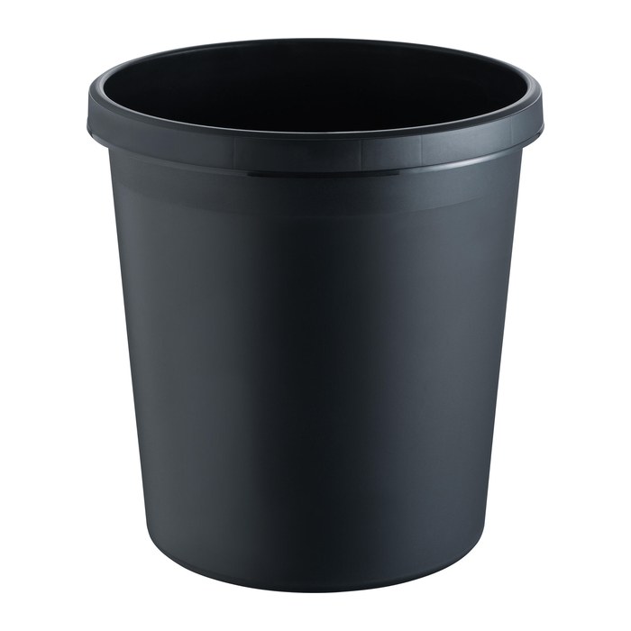 helit "the german" Papierkorb 30,0 l schwarz, 1 St.