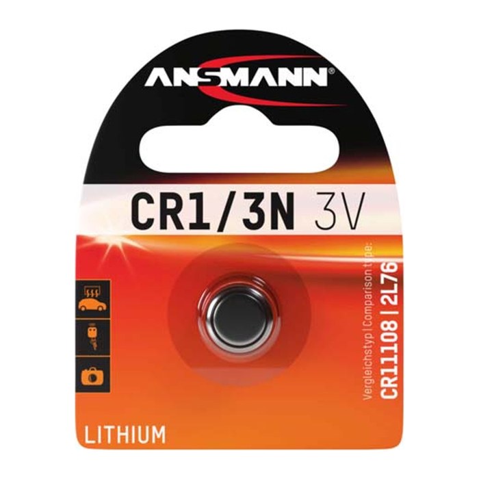 ANSMANN Knopfzelle CR 1/3N Lithium 3,0 V, 1 St.