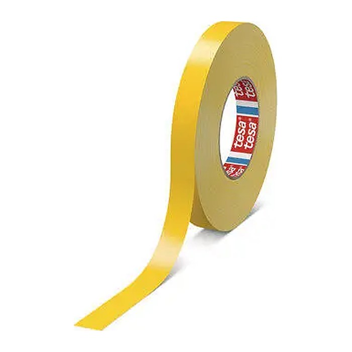 tesa 4651 Premium Gewebeband gelb 19,0 mm x 50,0 m 1 Rolle