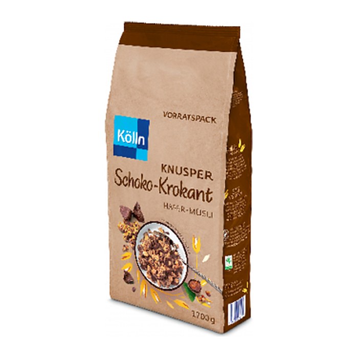 Kölln Knusper Schoko-Krokant Müsli 1,7 kg, 1 St.