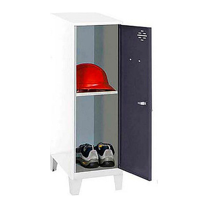 Simonrack Spind SIMONLOCKER DISM weiß, anthrazit 8425437122156, 1 Schließfach 40,0 x 50,0 x 101,5 cm
