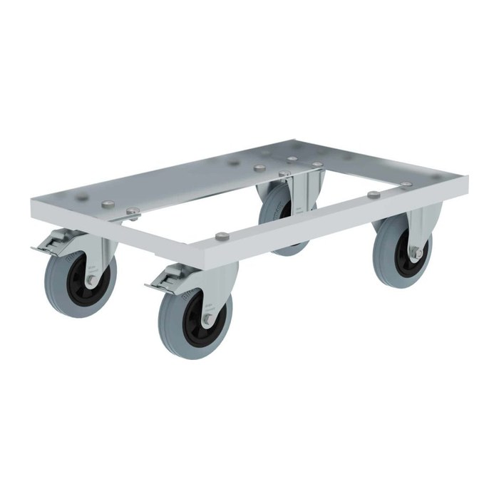 MUNK Transportroller silber 60,0 cm 40,0 cm bis 150,0 kg