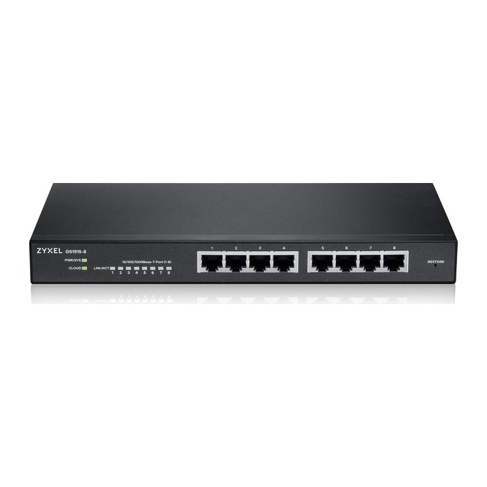 Zyxel GS1915-8 Port Smart Managed Layer2 NebulaFlex Switch