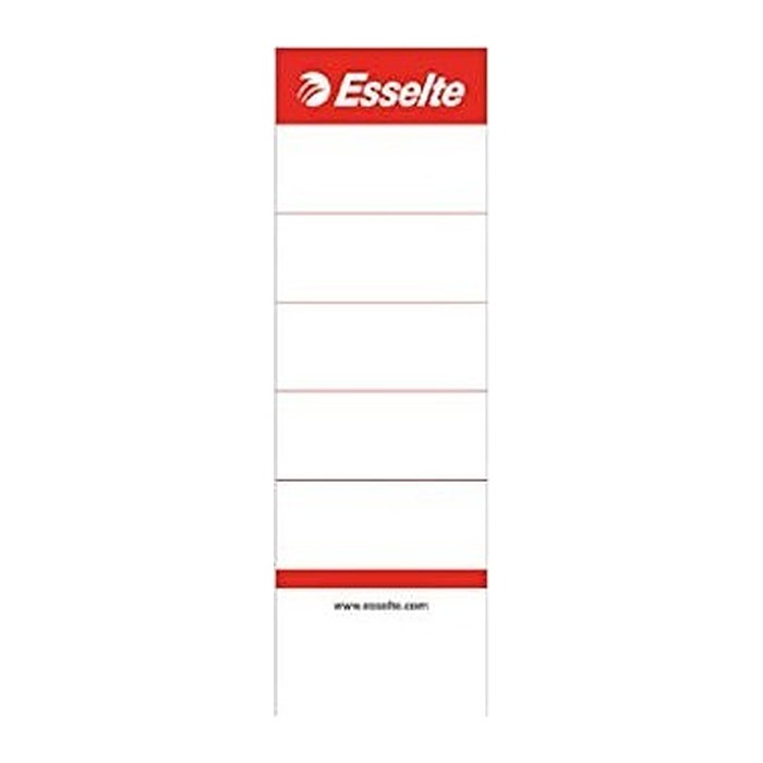 Esselte Einsteck-Rückenschilder No.1 POWER weiß für 7,5 cm Rückenbreite, 10 St.