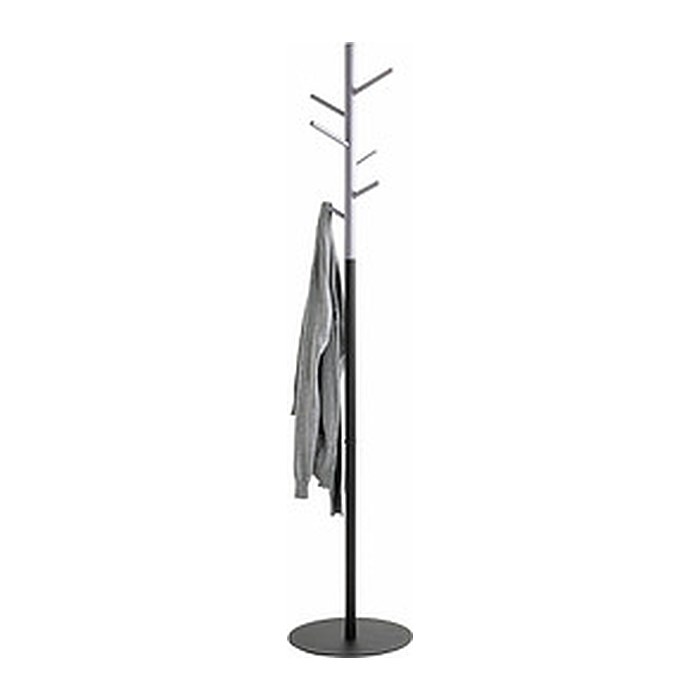 HAKU Möbel Kleiderständer 54524 schwarz Metall 6 Haken 36,0 x 170,0 cm, 1 St.