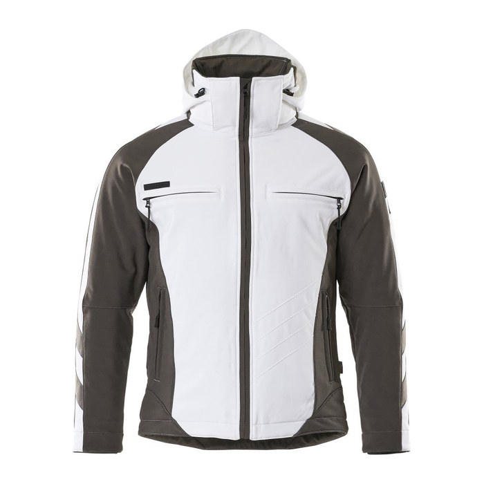 MASCOT® Herren Softshelljacke "DARMSTADT" Unique weiß, anthrazit Größe L