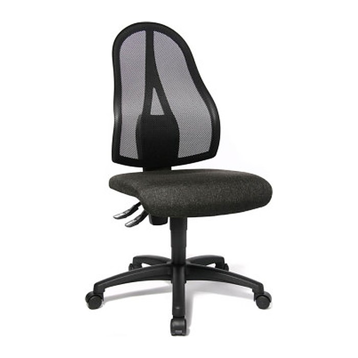 Topstar Bürostuhl Open Point P, OP100 G22 Stoff anthrazit, Gestell schwarz