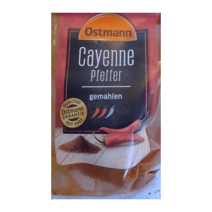 Ostmann  Cayenne-Pfeffer Gewürz, 40,0 g
