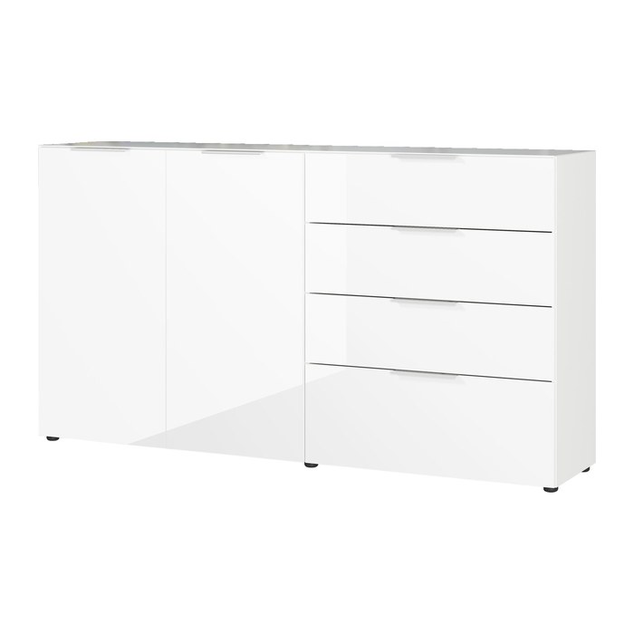 GERMANIA Sideboard Oakland, 3698-84 weiß 184,0 x 42,0 x 102,0 cm, 1 St.