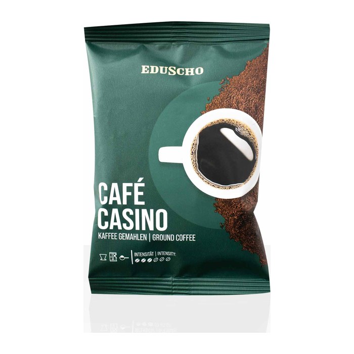 EDUSCHO cafe casino Kaffee, gemahlen, Arabica- und Robustabohnen 80x 60 g