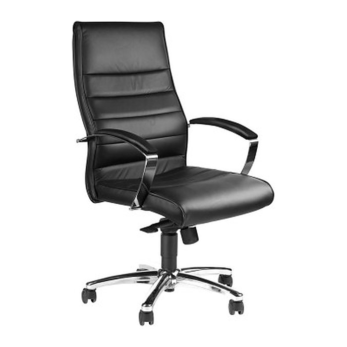 Topstar Chefsessel TD LUX 10, 8779A80 Leder schwarz, Gestell chrom