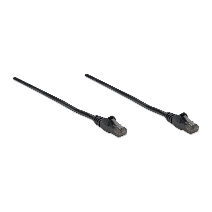 INTELLINET Patchkabel RJ45 U/UTP Cat6 10m Hebelschutz schw
