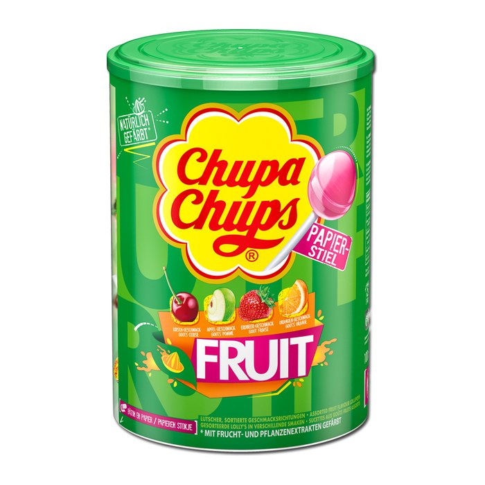 Chupa Chups FRUCHT Lutscher 100x 12,0 g, 100 St.