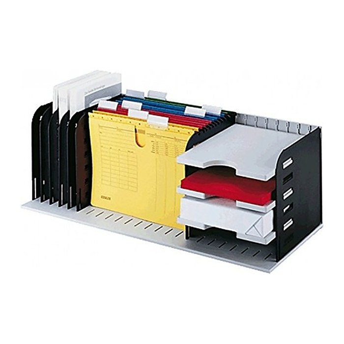 styro Sortierstation styrorac grau/schwarz mit 7 Fächern