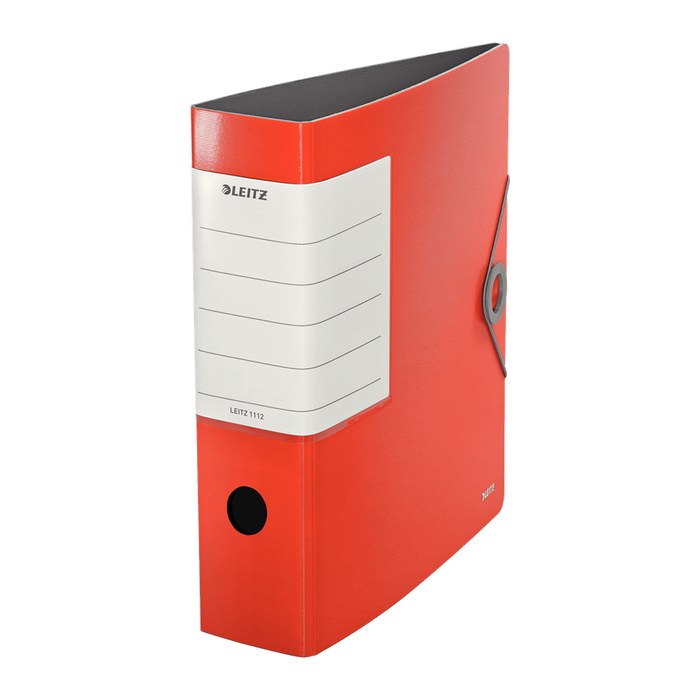 LEITZ Solid 1112 Ordner hellrot Kunststoff 8,2 cm DIN A4, 1 St.