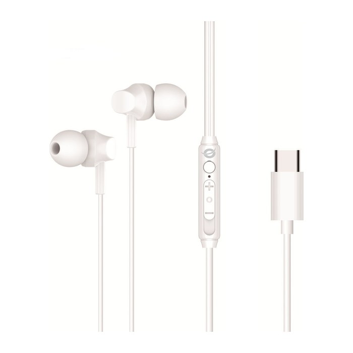 CONCEPTRONIC Headset In-Ear USB-C/Mikro/Bedien./+ 1.20m ws