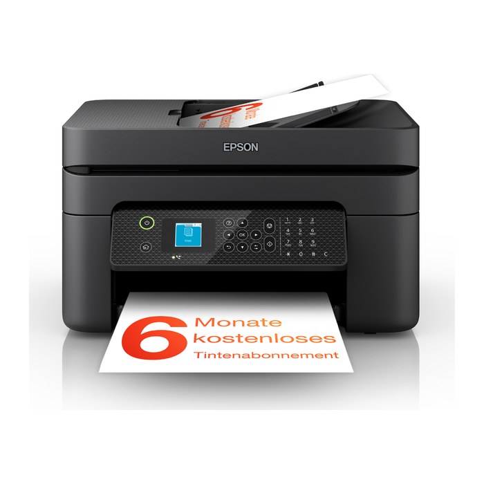 EPSON WorkForce WF-2930DWF 4 in 1 Farb-Tintenstrahl-Multifunktionsdrucker schwarz