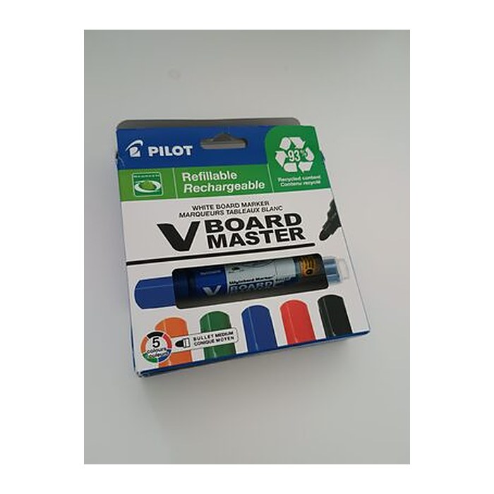 PILOT V-Board Master Whiteboard-Marker farbsortiert 2,0 - 5,0 mm, 5 St.