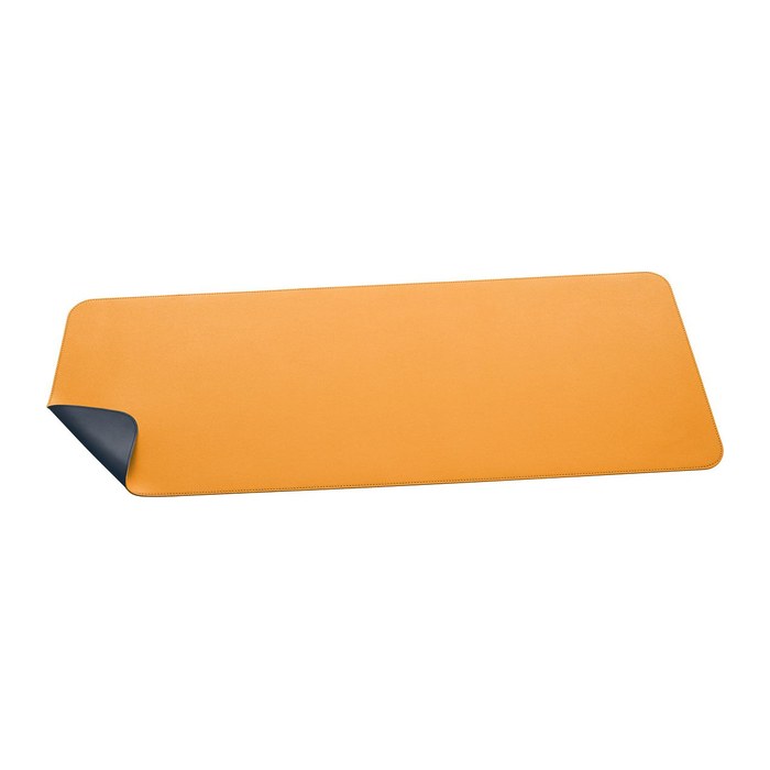 SIGEL Schreibtischunterlage gelb/grau Lederimitat 80,0 x 30,0 cm, 1 St.