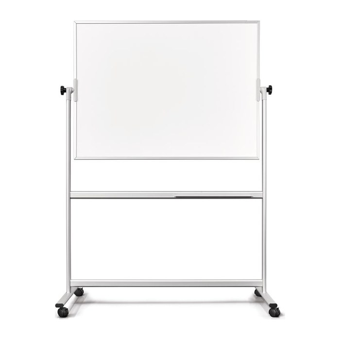 magnetoplan mobiles Whiteboard 200,0 x 100,0 cm weiß lackierter Stahl