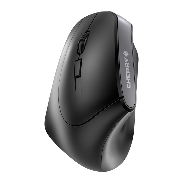 CHERRY MW 4500 LEFT Maus ergonomisch kabellos schwarz