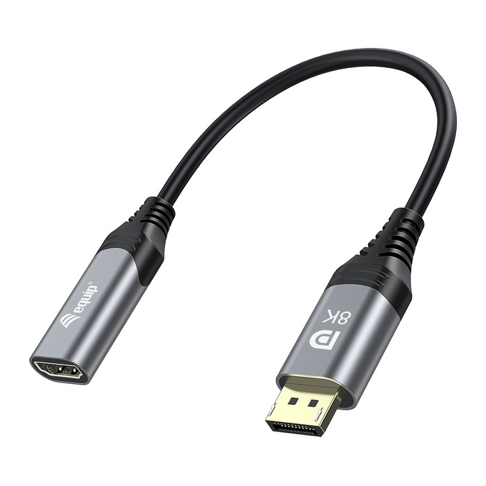 Equip 1.4 DisplayPort->HDMI 8K/ 60Hz St/Bu 0.15m gr