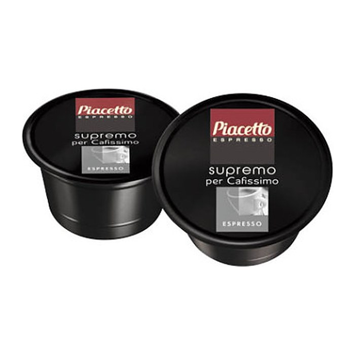 Piacetto supremo per Cafissimo Espresso Kaffeekapseln, Arabicabohnen kräftig, 96 St.