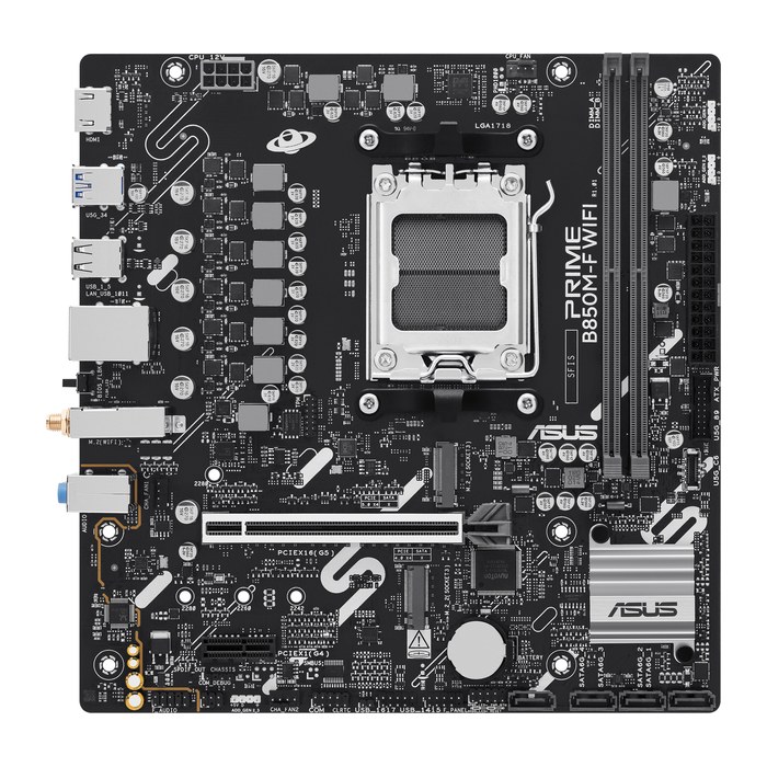 ASUS PRIME B850M-F WIFI (AMD,AM5,DDR5,ATX)