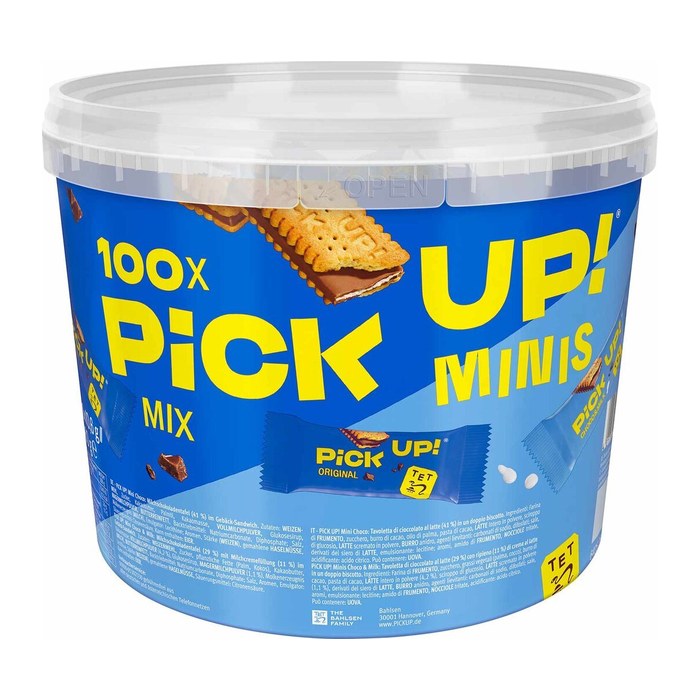 PICK UP! minis MIX Kekse 1.060,0 g, 100 St.