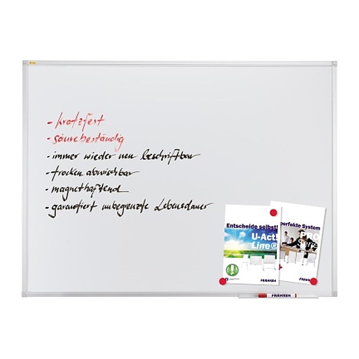FRANKEN Whiteboard X-tra!Line SC3206 240,0 x 120,0 cm weiß emaillierter Stahl