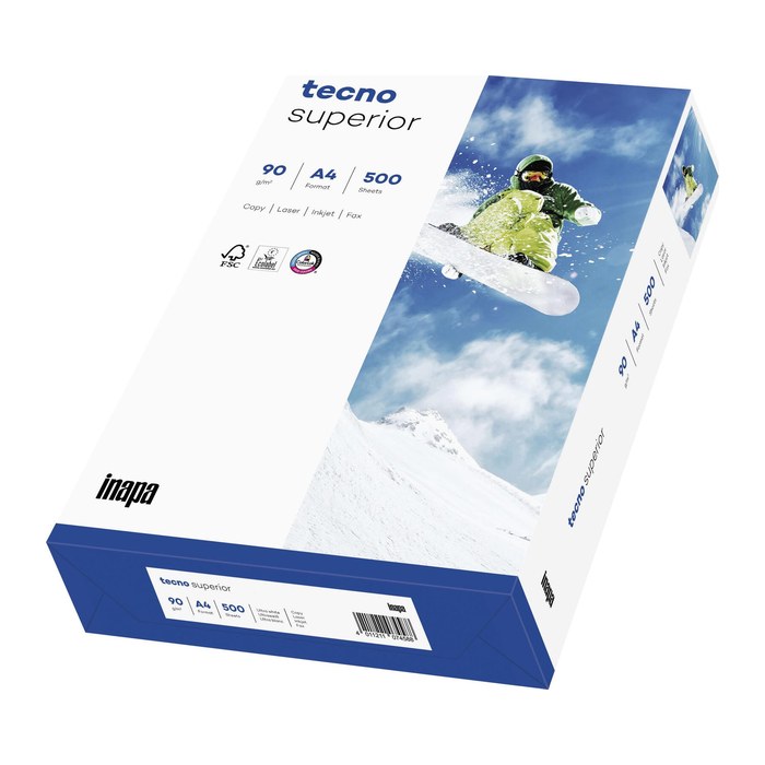 tecno Kopierpapier superior DIN A4 90 g/qm 500 Blatt