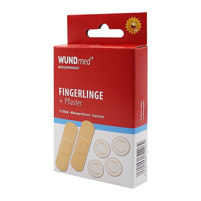 WUNDmed® Pflaster Fingerlinge + Pflaster 02-102 beige, 12 St.