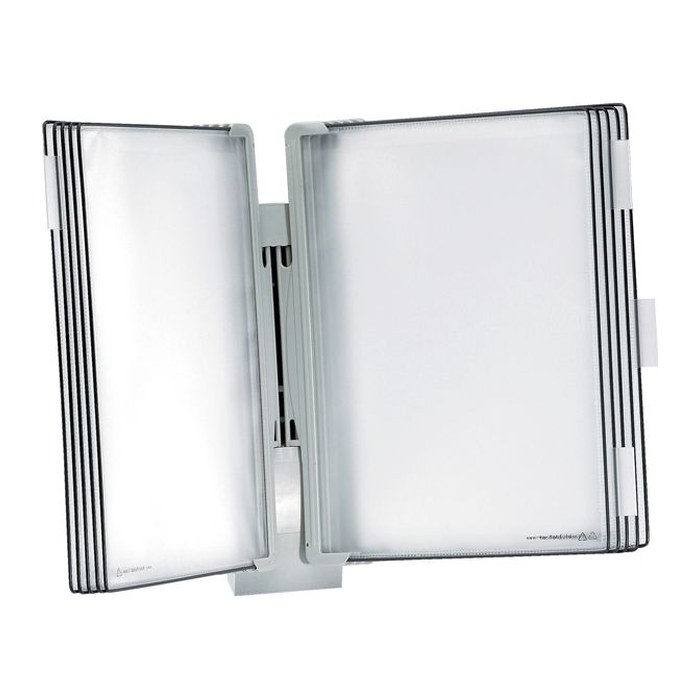 tarifold Wand-Sichttafelsystem Office 714300 DIN A4 grau mit 10 St. Sichttafeln, 1 St.