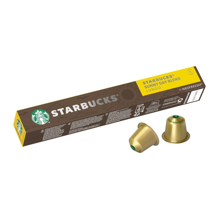 NESPRESSO STARBUCKS® Sunny Day Blend Kaffeekapseln, mild, 10 St.
