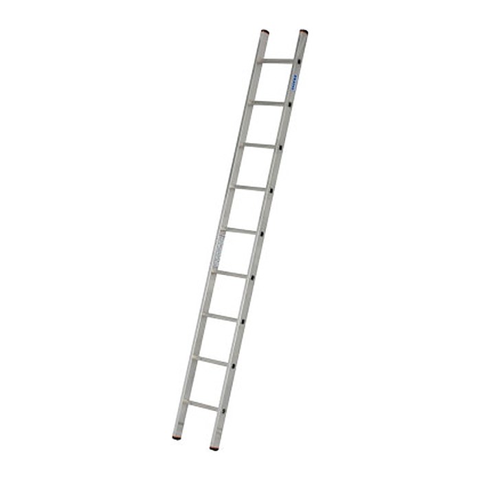 KRAUSE Anlegeleiter MONTO Sibilo silber 9 Sprossen, H: 270,0 cm