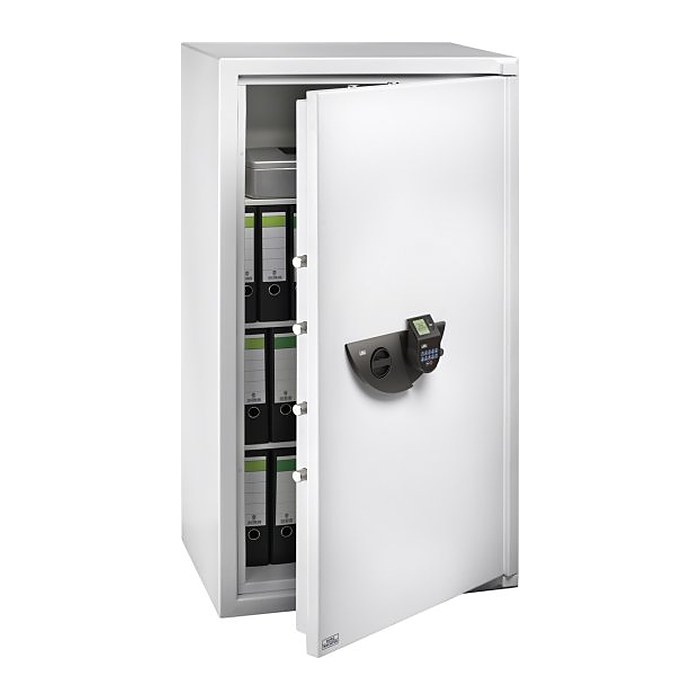 BURG WÄCHTER Sicherheitsschrank WS Office 806 E FP Sicherheitsstufe B nach VDMA 24992 lichtgrau 78,0 x 55,4 x 148,6 cm