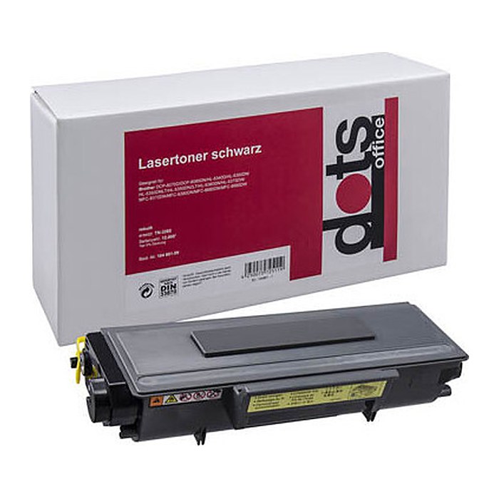 dots schwarz Toner kompatibel zu brother TN-3280BK