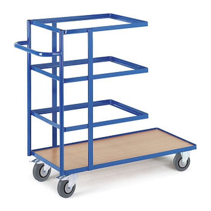Rollcart Kommissionierwagen 08-7710 blau 47,0 x 104,0/63,0 x 106,0 cm