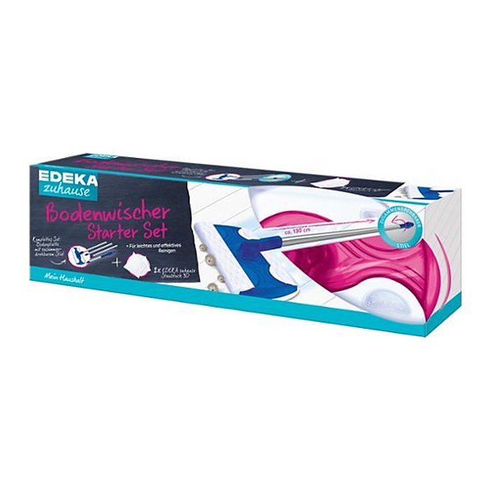EDEKA zuhause Starter Set Staubwischer Mikrofaser, 1 Set