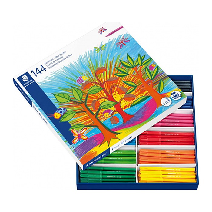 STAEDTLER 325 Filzstifte farbsortiert, 144 St.