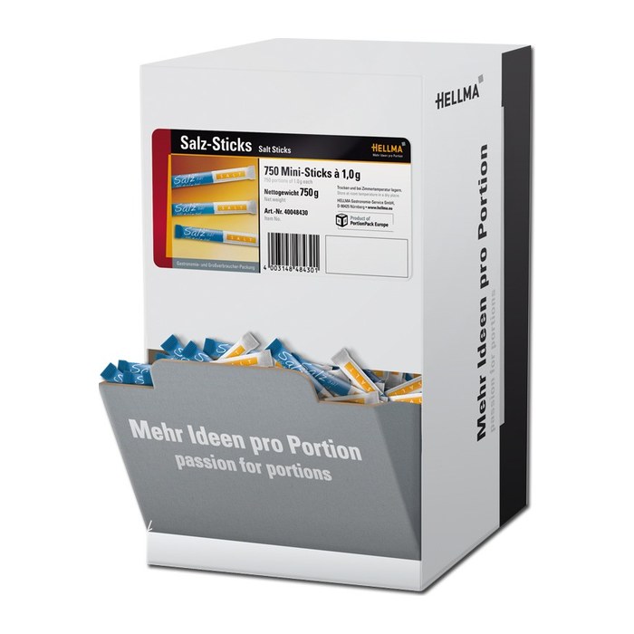 HELLMA  Salzsticks Jodsalz, 750x 1,0 g