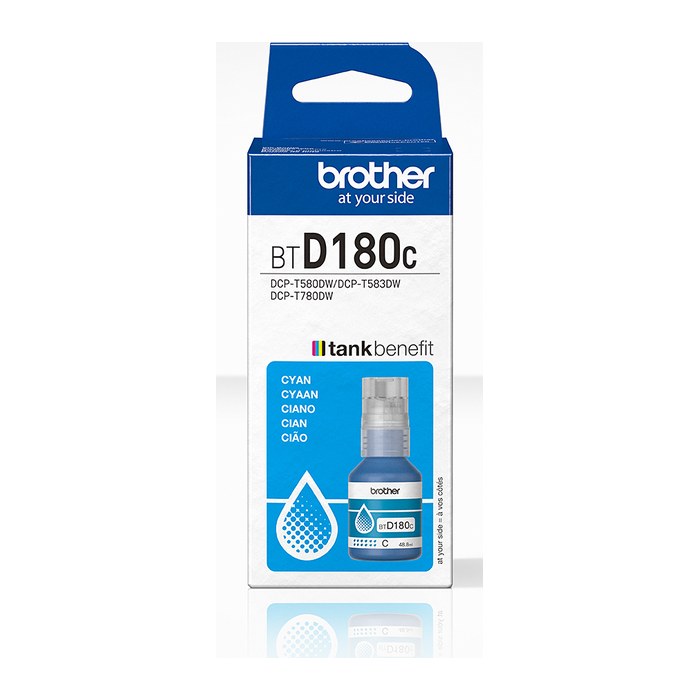 brother BTD180C cyan Tintenflasche